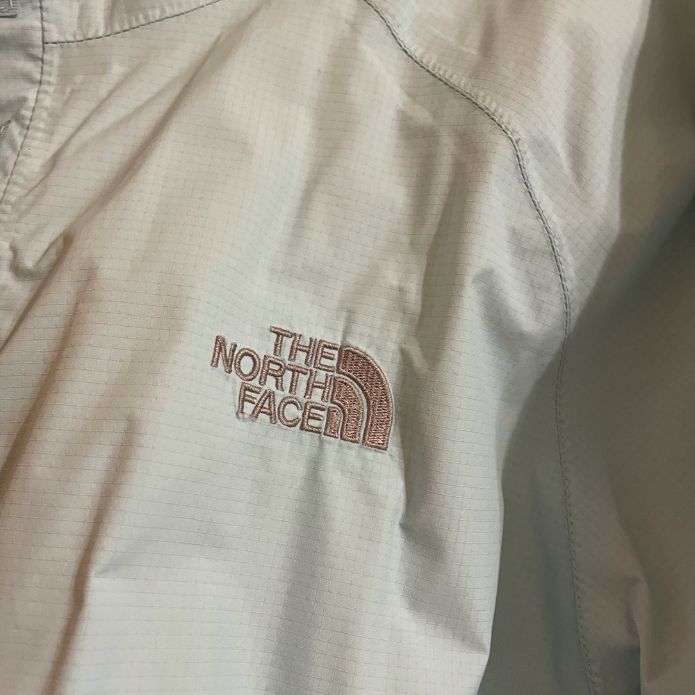 Ice blue women’s north face rain jacket - Picture 3 of 4